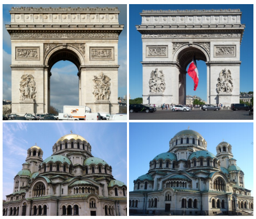 Doppelgangers: Learning to Disambiguate Images of Similar Structures